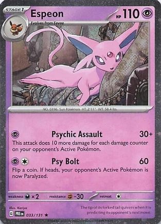 Espeon (Cosmos Holo) (33) Holofoil - Miscellaneous Cards & Products