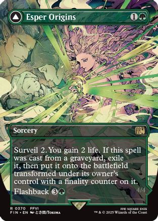 Esper Origins // Summon: Esper Maduin (Borderless) (370) Foil - FINAL FANTASY