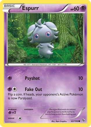 Espurr (42) Reverse Holofoil - Flashfire