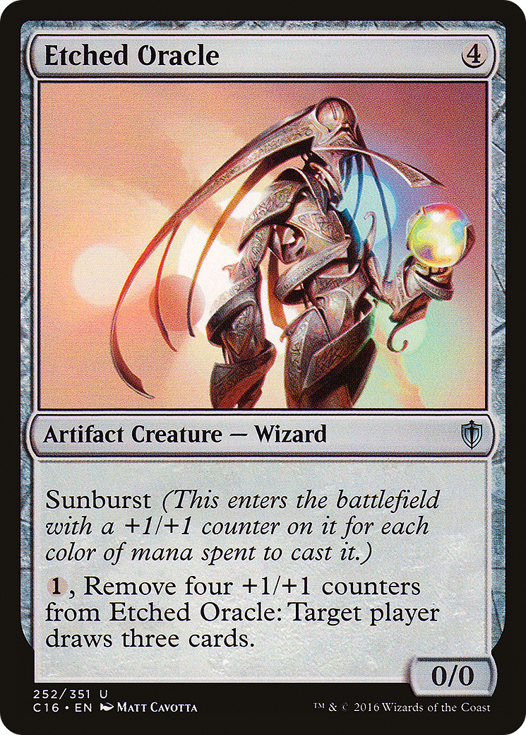 Etched Oracle (252) - Commander 2016