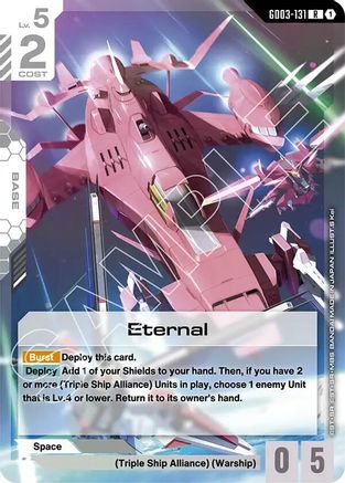 Eternal (GD03-131) Holofoil - Steel Requiem