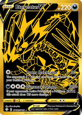 Eternatus V (Gold) (SV121) Holofoil - Shining Fates