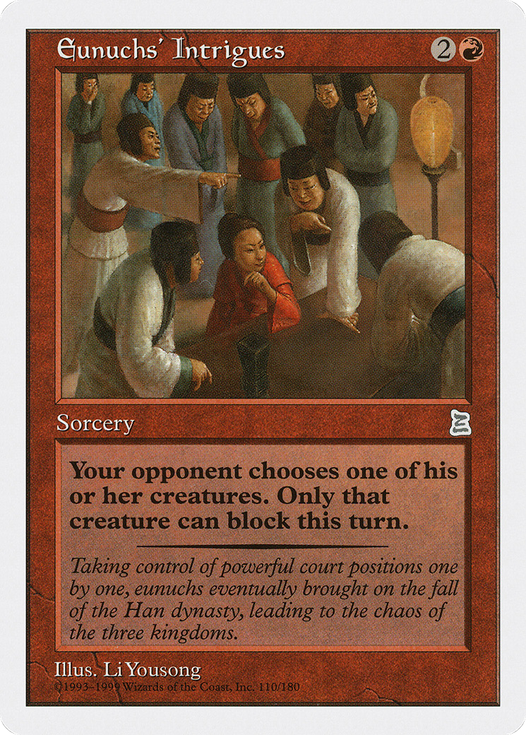 Eunuchs' Intrigues (110) - Portal Three Kingdoms