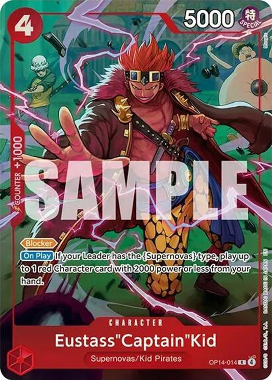 Eustass"Captain"Kid (One Piece Card Game Illustration Box Vol. 8) (OP14-014) Foil