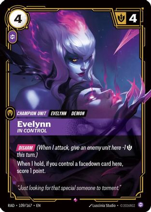 Evelynn, In Control (109) Foil - Radiance
