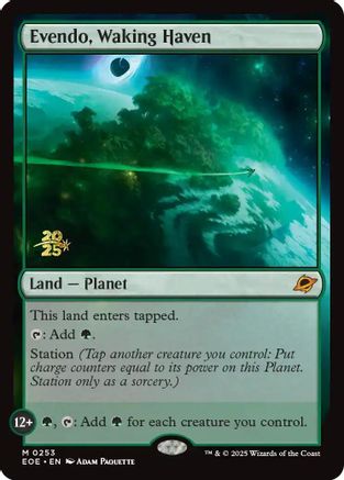 Evendo, Waking Haven (Prerelease) (253) Foil - Edge of Eternities