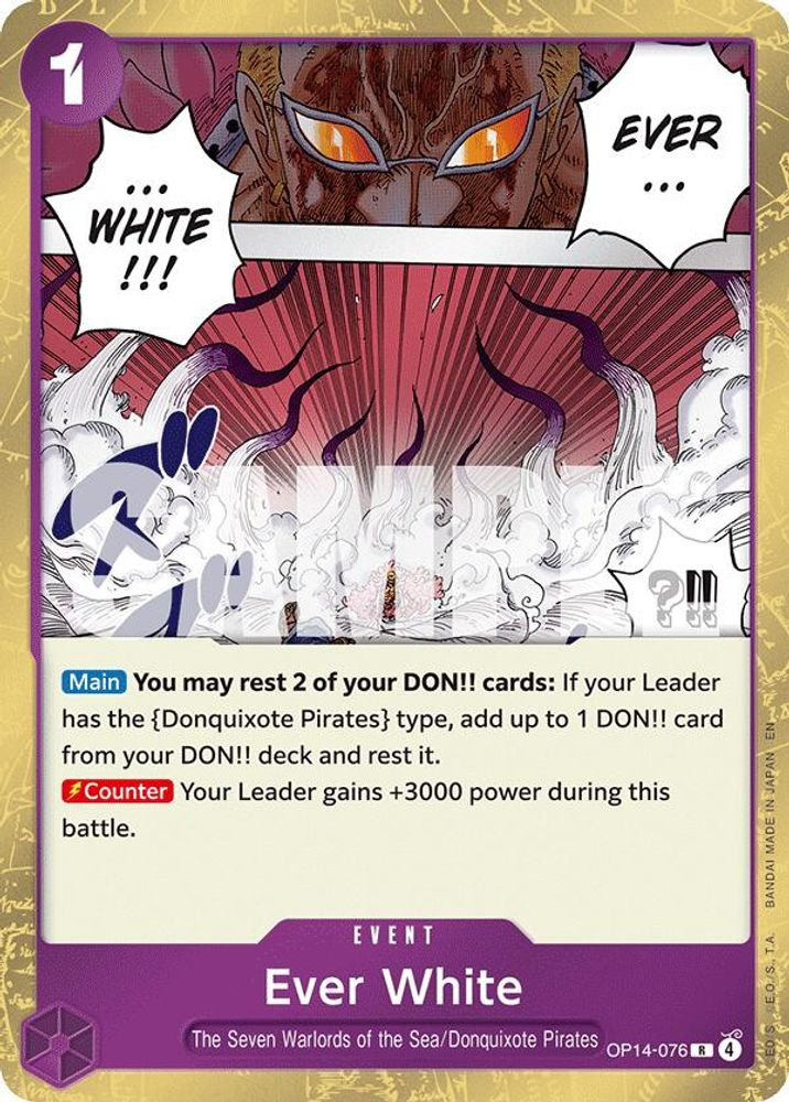 Ever White (OP14-076) Foil