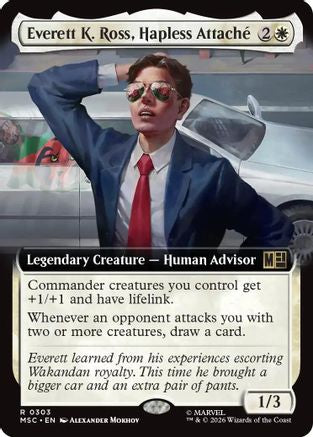 Everett K. Ross, Hapless Attache (Extended Art) (303) - Commander: Marvel Super Heroes