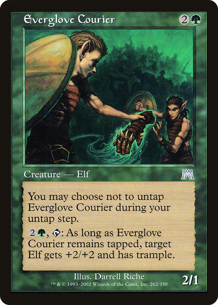 Everglove Courier (262) Foil - Onslaught
