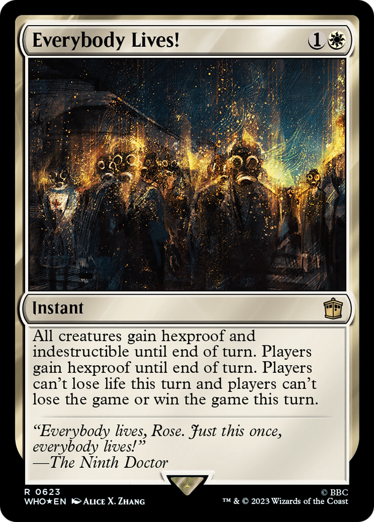 Everybody Lives! (623) Surge Foil - Doctor Who