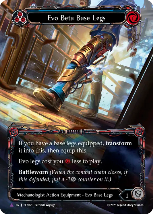 Evo Beta Base Legs (Marvel) (PEN071) Cold Foil - Compendium of Rathe
