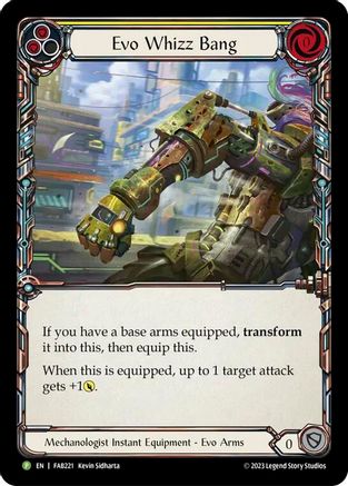 Evo Whizz Bang (FAB221) Rainbow Foil - Flesh and Blood: Promo Cards