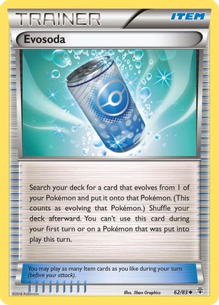 Evosoda (62) Reverse Holofoil - Generations