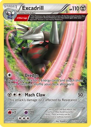 Excadrill (Omega) (97) Reverse Holofoil - Primal Clash