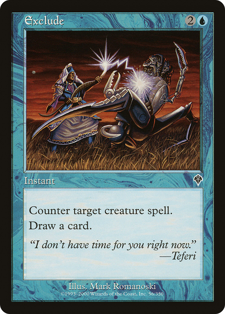 Exclude (056) Foil - Invasion