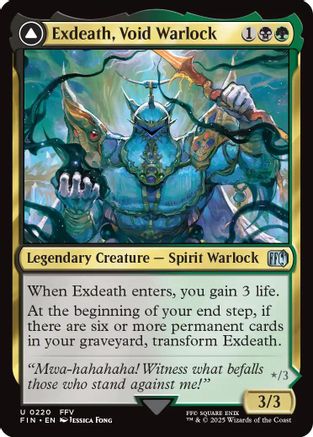 Exdeath, Void Warlock // Neo Exdeath, Dimension's End (220) - FINAL FANTASY