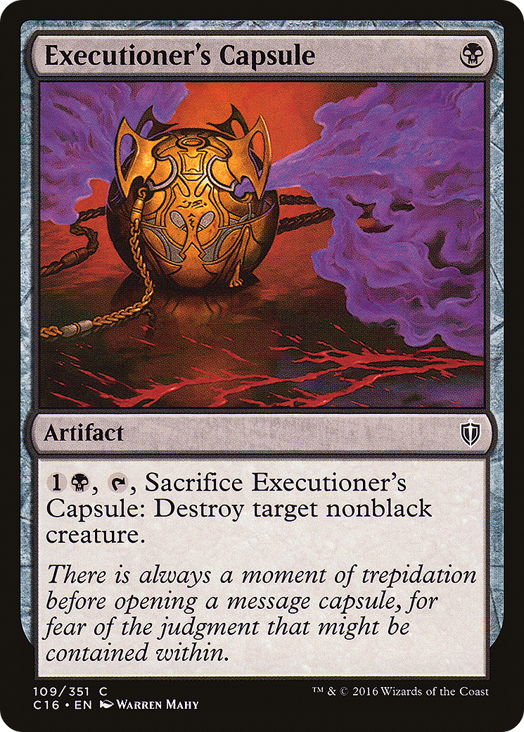 Executioner's Capsule (109) - Commander 2016