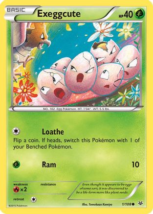 Exeggcute (1) Reverse Holofoil - Roaring Skies