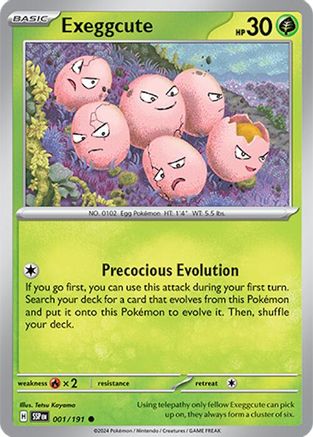 Exeggcute (1) Reverse Holofoil - Surging Sparks