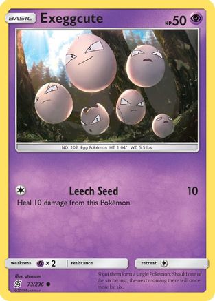 Exeggcute (73) Reverse Holofoil - Unified Minds