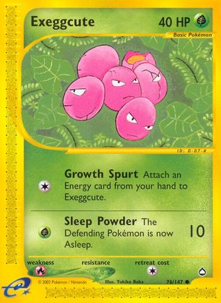 Exeggcute (76) - Aquapolis