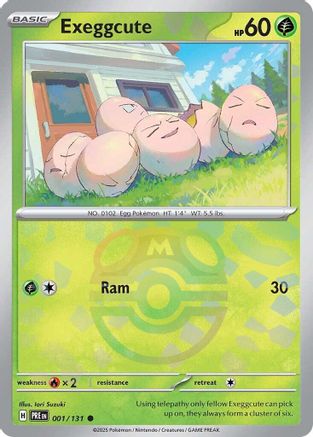 Exeggcute (Master Ball Pattern) (1) Reverse Holofoil - Prismatic Evolutions