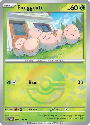 Exeggcute (Poke Ball Pattern) (1) Reverse Holofoil - Prismatic Evolutions