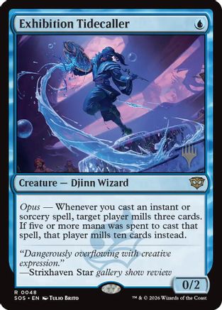 Exhibition Tidecaller (Promo Pack) (048) Foil - Secrets of Strixhaven