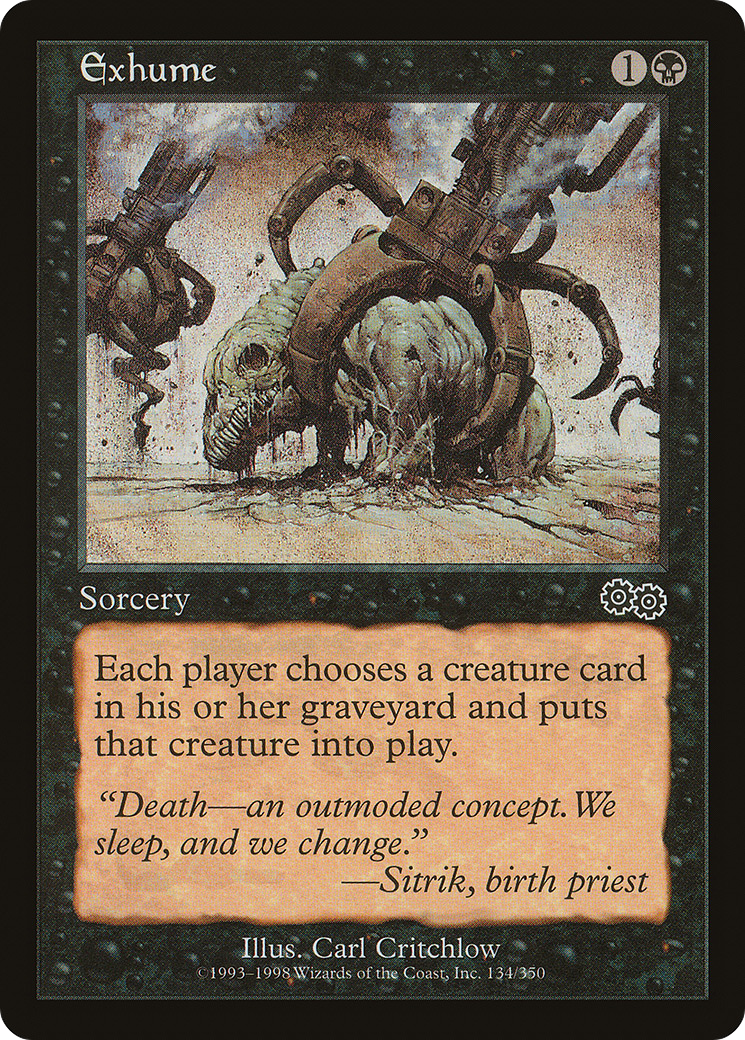 Exhume (134) - Urza's Saga