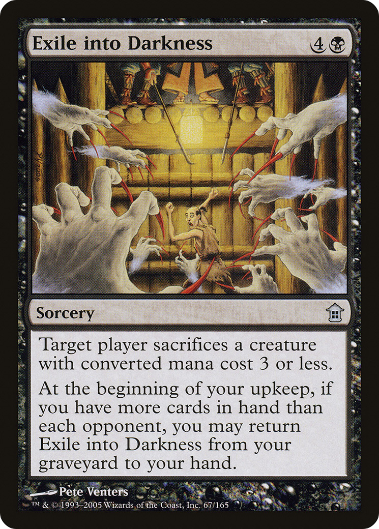 Exile into Darkness (067) Foil - Saviors of Kamigawa