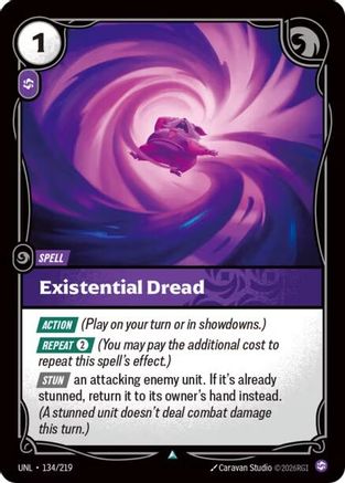 Existential Dread (134) Foil - Unleashed