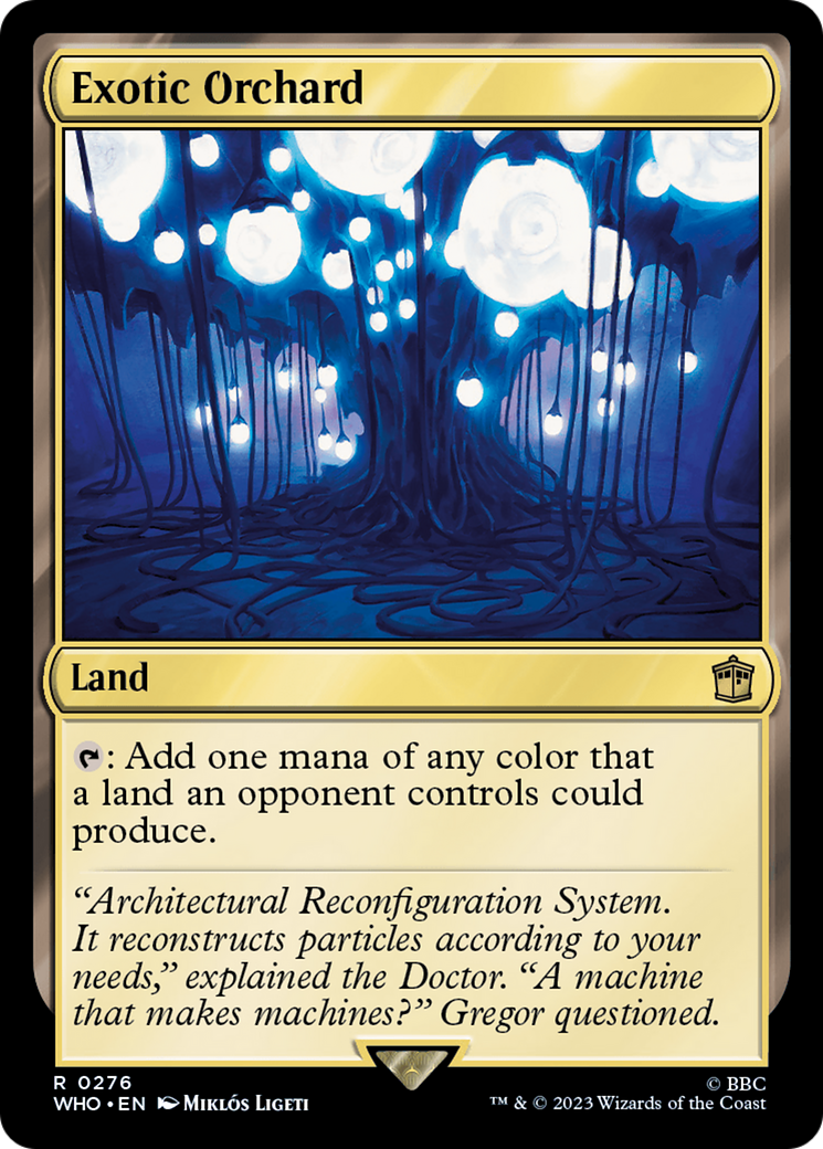 Exotic Orchard (276) Foil - Doctor Who
