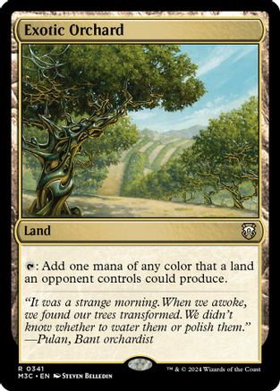 Exotic Orchard (341) Ripple Foil - Commander: Modern Horizons 3
