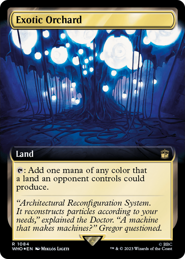 Exotic Orchard (Extended Art) (1084) Surge Foil - Doctor Who