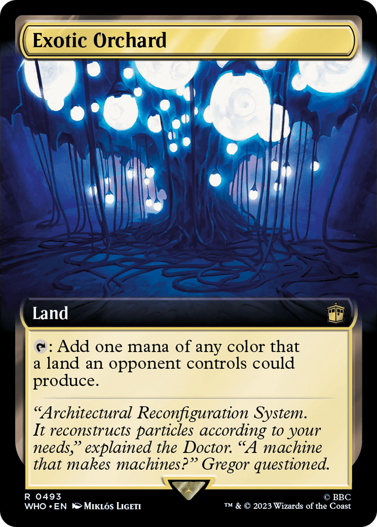 Exotic Orchard (Extended Art) (493) Foil - Doctor Who