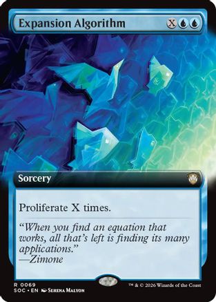 Expansion Algorithm (Extended Art) (069) - Commander: Secrets of Strixhaven