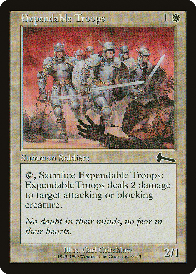 Expendable Troops (008) - Urza's Legacy