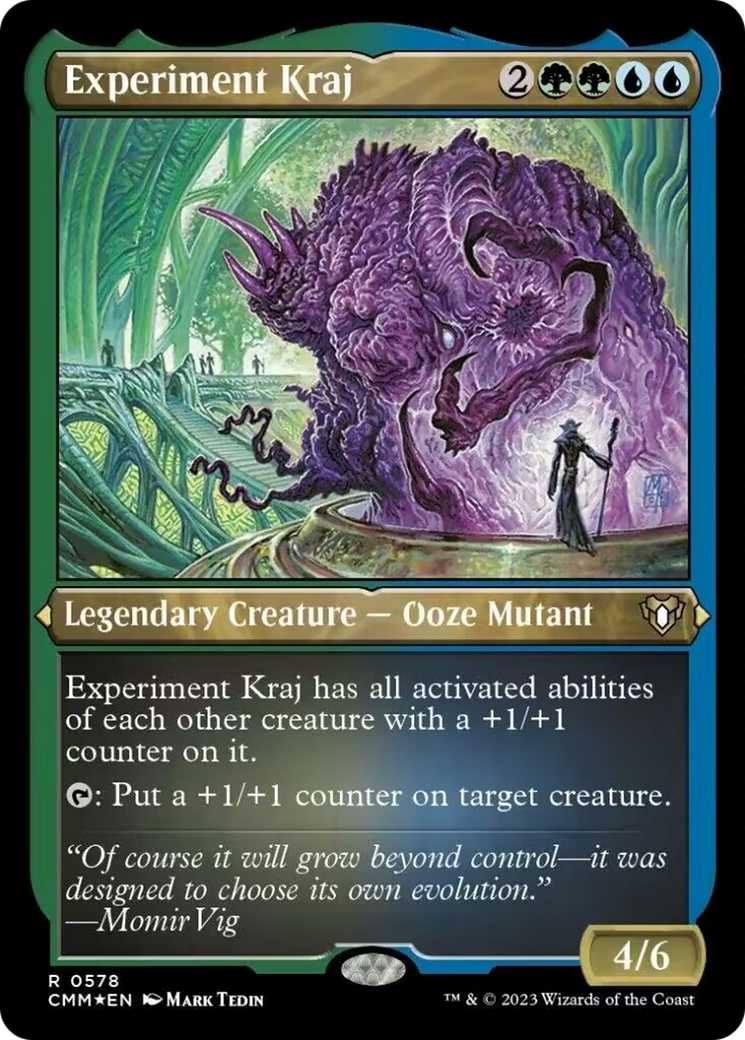 Experiment Kraj (578) Etched Foil - Commander Masters