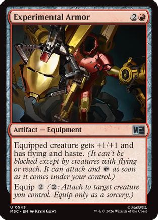 Experimental Armor (543) - Commander: Marvel Super Heroes