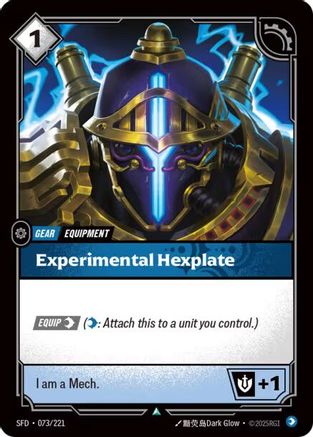 Experimental Hexplate (073) Foil - Spiritforged