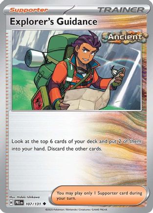 Explorer's Guidance (107) Reverse Holofoil - Prismatic Evolutions