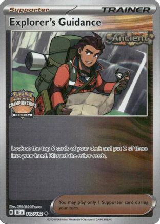 Explorer's Guidance (Regional Championships) (147) Reverse Holofoil - League & Championship Cards