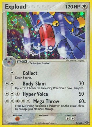 Exploud (3) Holofoil - Emerald