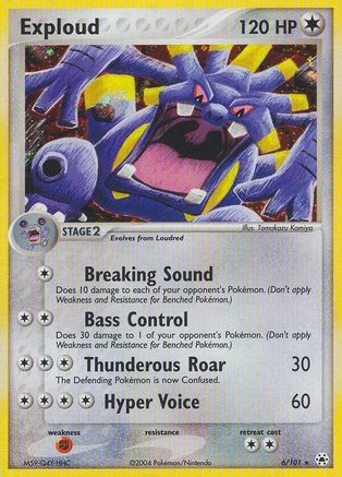 Exploud (6) Reverse Holofoil - Hidden Legends