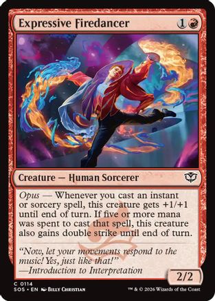 Expressive Firedancer (114) Foil - Secrets of Strixhaven