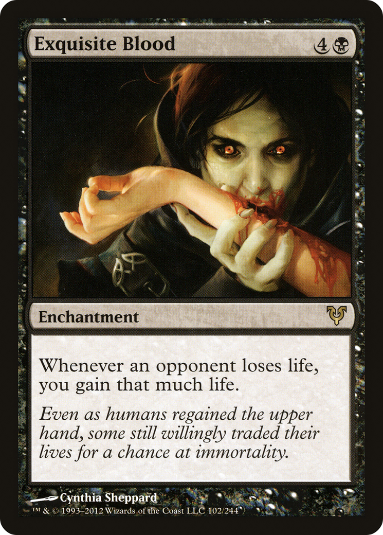 Exquisite Blood (102) Foil - Avacyn Restored