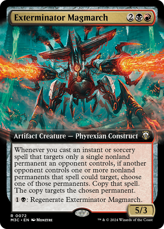 Exterminator Magmarch (Extended Art) (072) - Commander: Modern Horizons 3