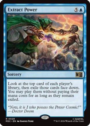 Extract Power (029) Surge Foil - Commander: Marvel Super Heroes