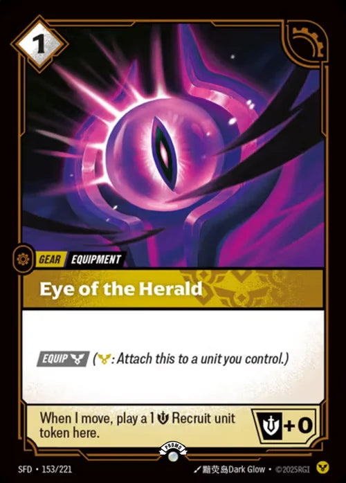 Eye of the Herald (153) Foil - Riftbound Promotional Cards