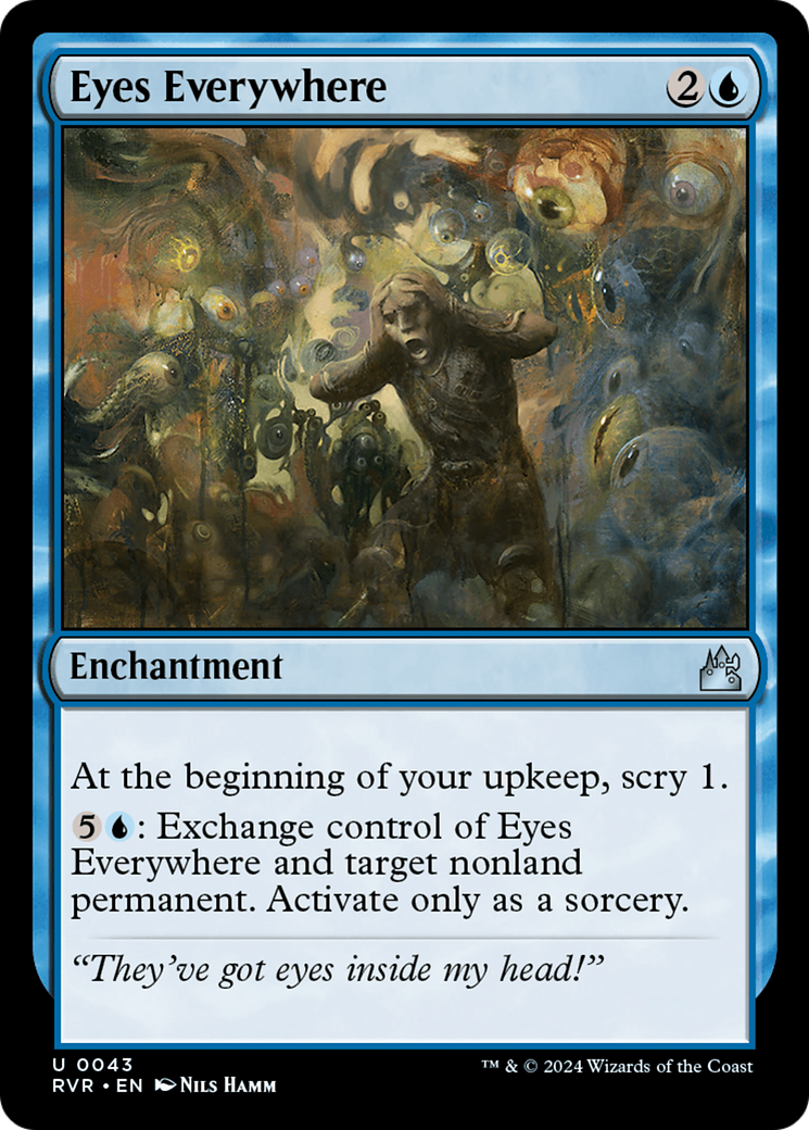 Eyes Everywhere (043) Foil - Ravnica Remastered